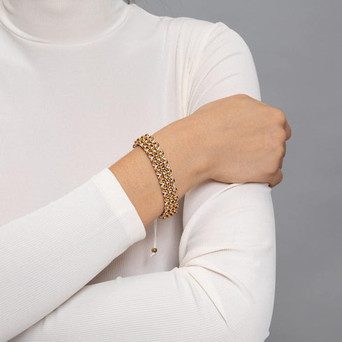 Supreme Kismet Links Bracelet | Gold | White